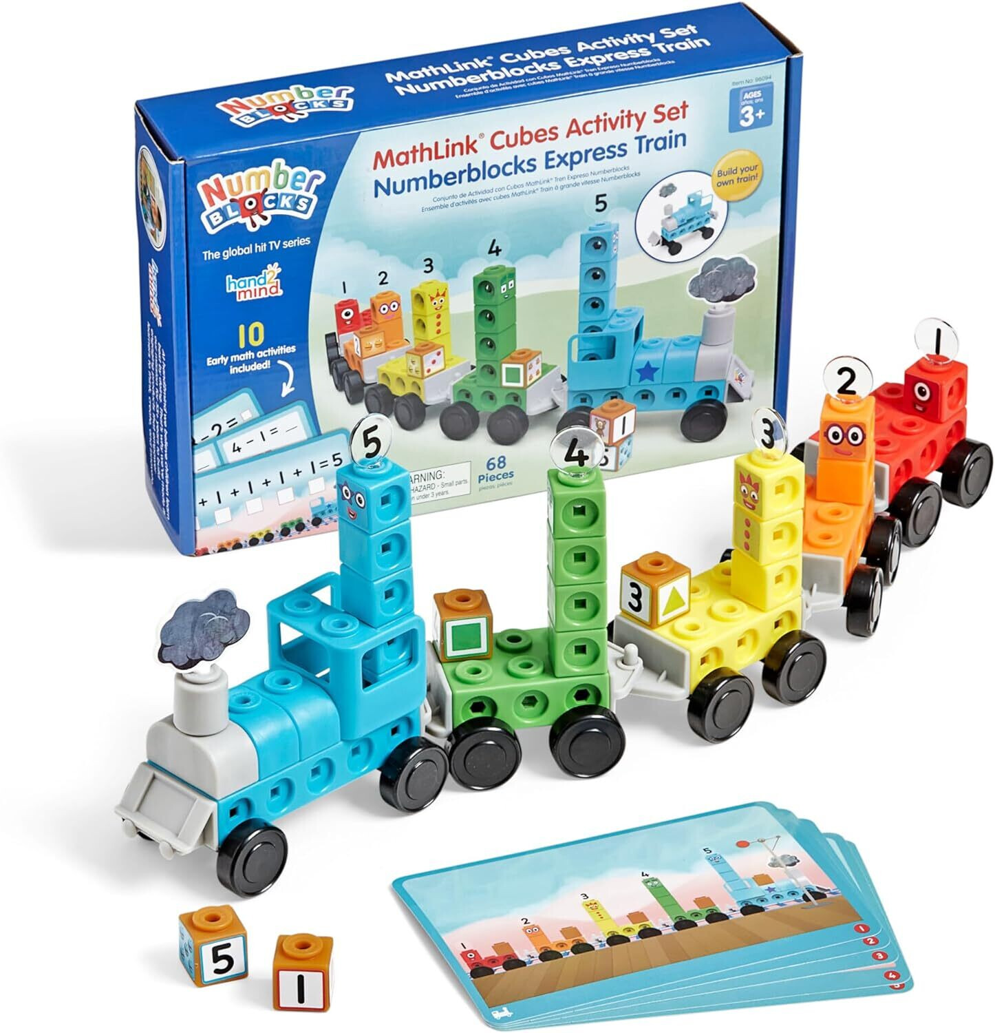 HM96094-UK Соединяющиеся кубики Numberblocks. Поезд Чисел
